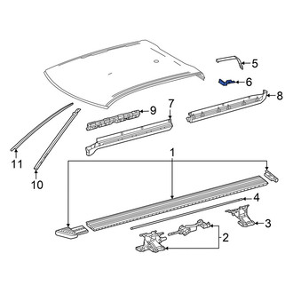 Toyota OE - Roof Drip Molding Clip