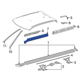 Toyota OE - Front Left Rocker Panel Guard