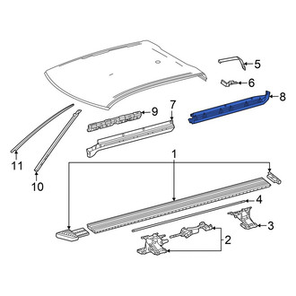 Toyota OE - Rear Right Rocker Panel Guard