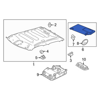 Toyota OE - Left Sun Visor