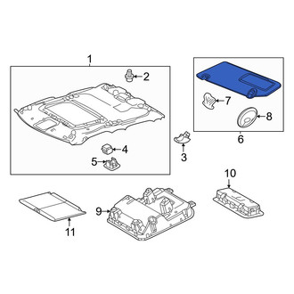 Toyota OE - Right Sun Visor