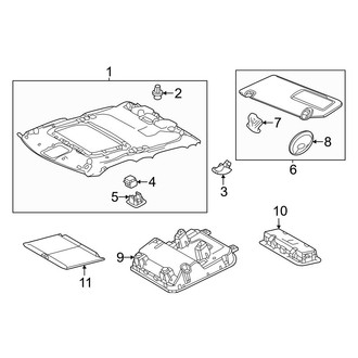 Toyota OE - Cab - Headliner (With Sunroof), (Limited / SR / SR5 Double Cab)