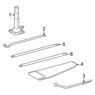 Toyota OE - Cab - Jack & Components (Limited / SR / SR5 Double Cab)