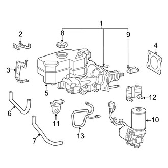 Toyota OE - Cab - Components on Dash Panel