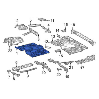 Toyota OE - Front Floor Pan
