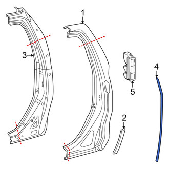 Toyota OE - Right Side Body Trim Protector