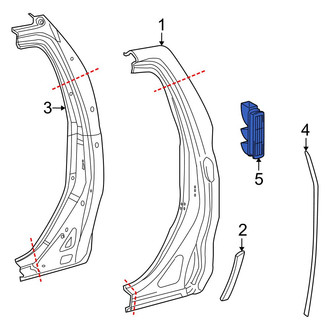 Toyota OE - Rear Quarter Panel Vent