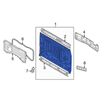 Toyota OE - Rear Truck Cab Back Panel