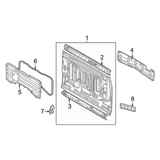 Toyota OE - Cab - Back Panel (1794 Edition / Capstone / Limited / Platinum / SR / SR5 / TRD Pro CrewMax)