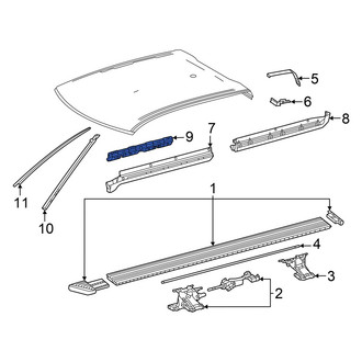 Toyota OE - Front Right Rocker Panel Molding Insulator