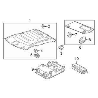 Toyota OE - Cab - Headliner (W/O Panoramic Roof), (1794 Edition / Capstone / Limited / Platinum / SR / SR5 / TRD Pro CrewMax)