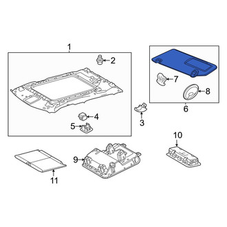 Toyota OE - Right Sun Visor