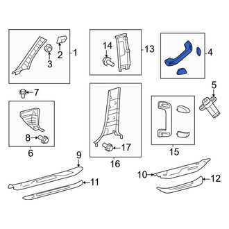 Toyota OE - Front Left Interior Grab Bar