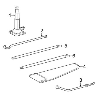 Toyota OE - Cab - Jack & Components (1794 Edition / Capstone / Limited / Platinum / SR / SR5 / TRD Pro CrewMax)