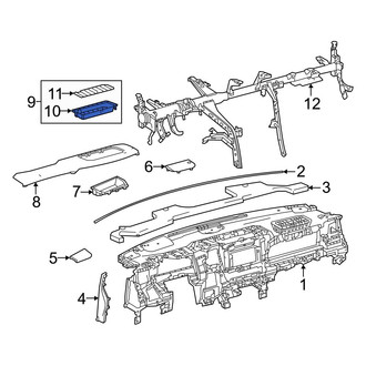 Toyota OE - Instrument Panel Storage Compartment