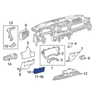 Toyota OE - Left Instrument Panel Bezel