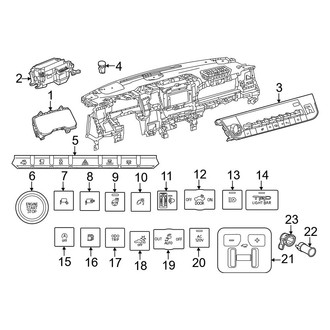 Toyota OE - Instrument Panel - Cluster & Switches