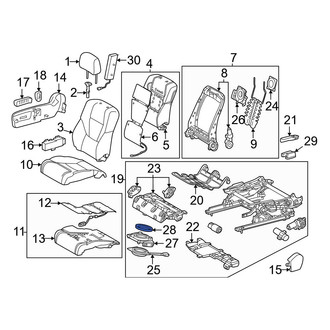 Toyota OE - Right Temperature Controlled Seat Blower Motor Seal