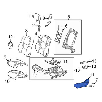 Toyota OE - Front Left Outer Seat Trim Panel