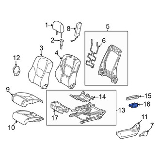 Toyota OE - Seat Track Cover