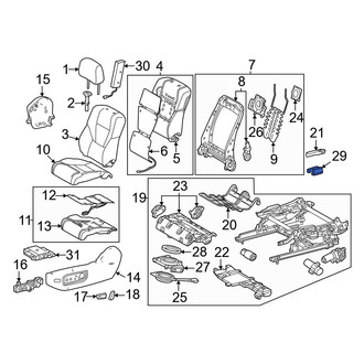 Toyota OE - Seat Track Cover