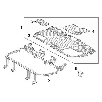 Toyota OE - Seats & Tracks - Rear Seat Components (Rear Seat Mounting), (1794 Edition / Capstone / Limited / Platinum / TRD Pro CrewMax)