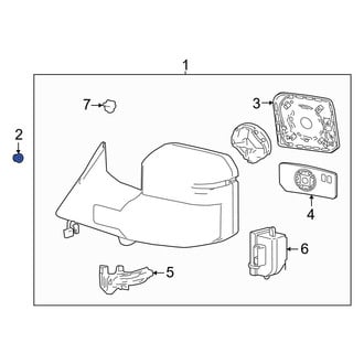 Toyota OE - Roof Luggage Carrier Side Rail Nut