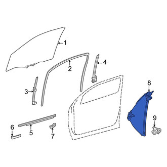 Toyota OE - Front Left Window Regulator