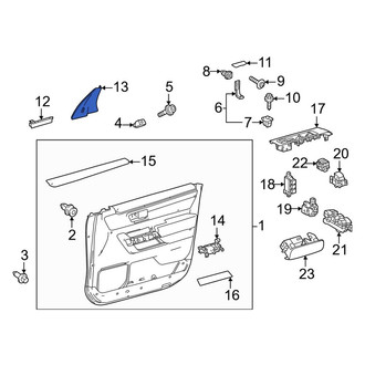 Toyota OE - Front Left Door Window Molding