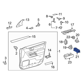 Toyota OE - Front Left Door Window Lock-Out Switch