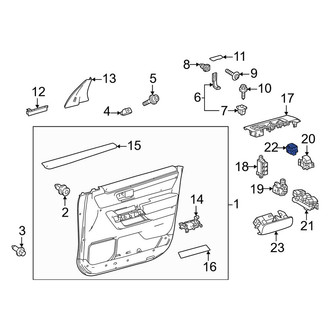 Toyota OE - Right Door Lock Switch