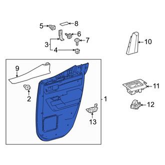 Toyota OE - Front Right Inner Door Interior Trim Panel