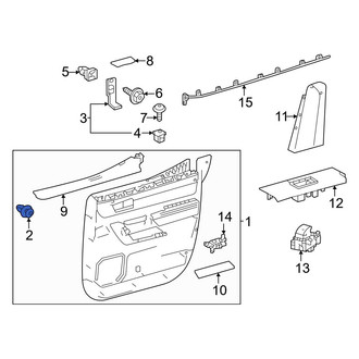 Toyota OE - Door Interior Trim Panel Retainer