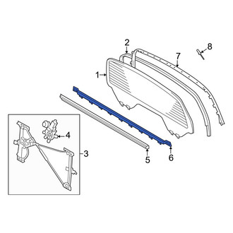 Toyota OE - Rear Outer Back Glass Seal