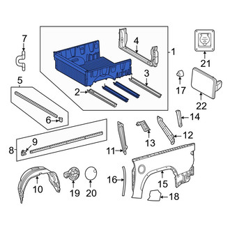 Toyota OE - Rear Truck Bed Assembly