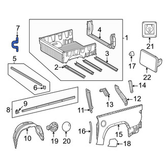 Toyota OE - Rear Inner Tie Down Hook