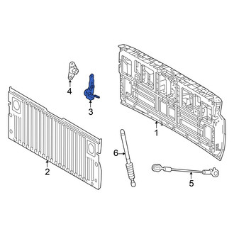 Toyota OE - Rear Right Inner Tailgate Hinge