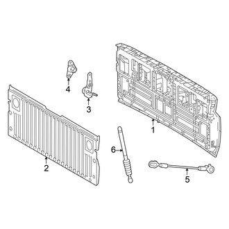 Toyota OE - Pick Up Box - Tail Gate (5.5' Box)