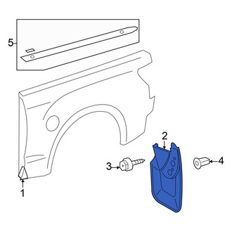 Toyota OE - Rear Right Mud Flap