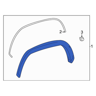 Toyota OE - Rear Left Wheel Arch Molding