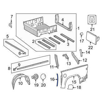 Toyota OE - Truck Bed Panel Seal