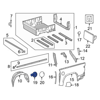 Toyota OE - Rear Fuel Filler Housing