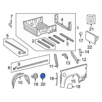 Toyota OE - Rear Fuel Filler Door