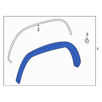 Toyota OE - Rear Left Wheel Arch Molding