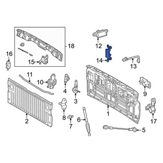 Toyota OE - Rear Left Tailgate Release Switch