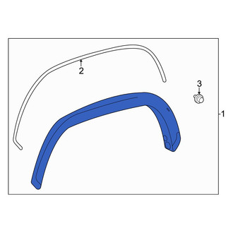 Toyota OE - Rear Left Wheel Arch Molding