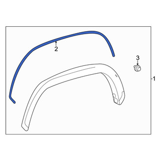 Toyota OE - Wheel Arch Molding Seal