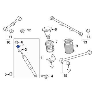 Toyota OE - Suspension Shock Absorber Mount Insulator