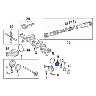 Toyota OE - Front Left Drive Axle Shaft Seal