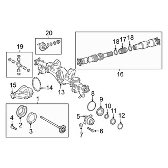 Toyota OE - Rear Suspension - Axle & Differential